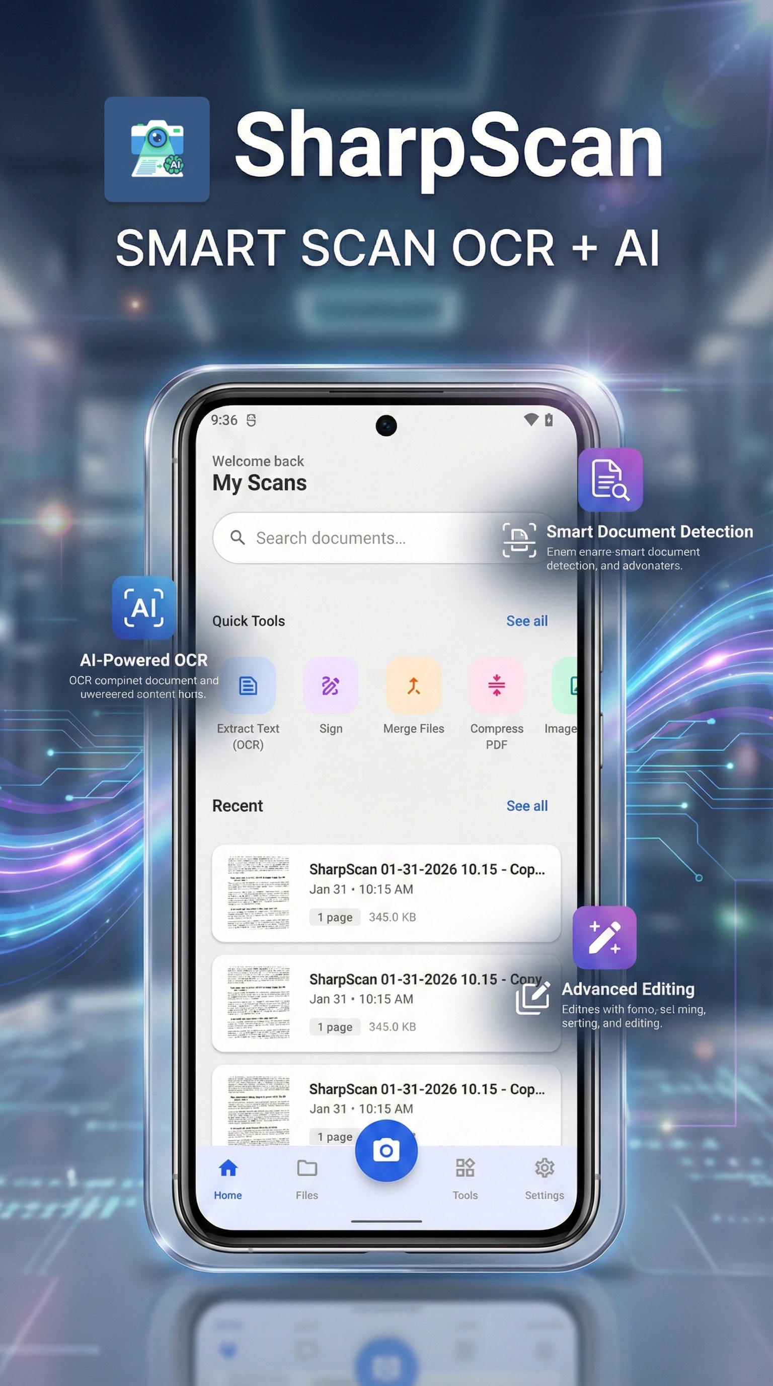 SharpScan App Preview